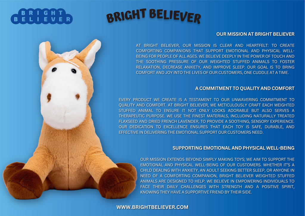 How Bright Believer Weighted Animal Friends Benefit Those with Autism, Anxiety, ADHD, PTSD, and More