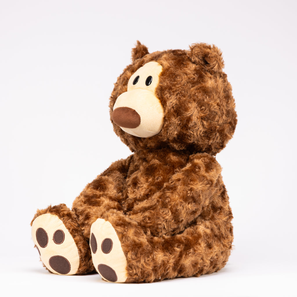 Bear expertly weighted to provide gentle pressure, promoting relaxation and reducing anxiety for both children and adults alike. Angle