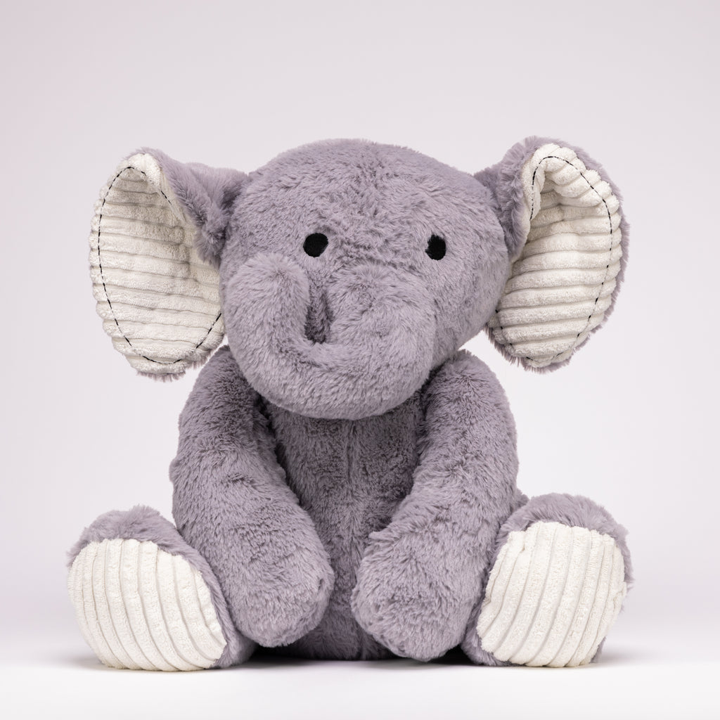 Empowerment Elephant positioned on a white studio background, emphasizing its sturdy and comforting design.